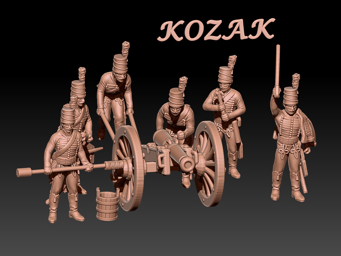 napoleonic french horse artillery in mirliton